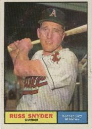1961 Topps Baseball Cards      143     Russ Snyder